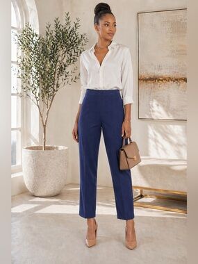 AKRIS Navy Dress Pants - 4